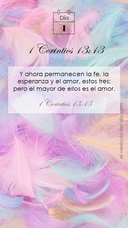 Versículo 1 Corintios 13:13